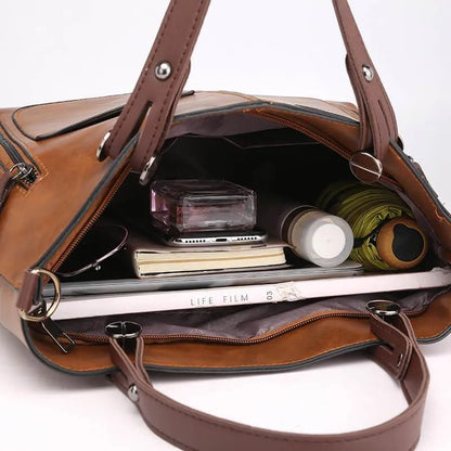 Classic Leather Shoulder Bag | Stylish Everyday Use