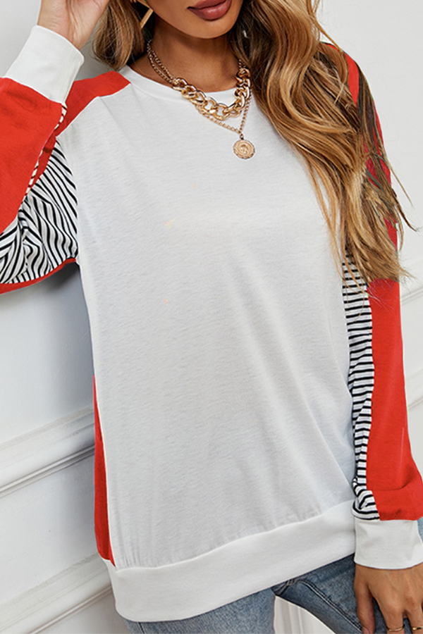 Striped Split-Detail Women's Top | Casual Chic