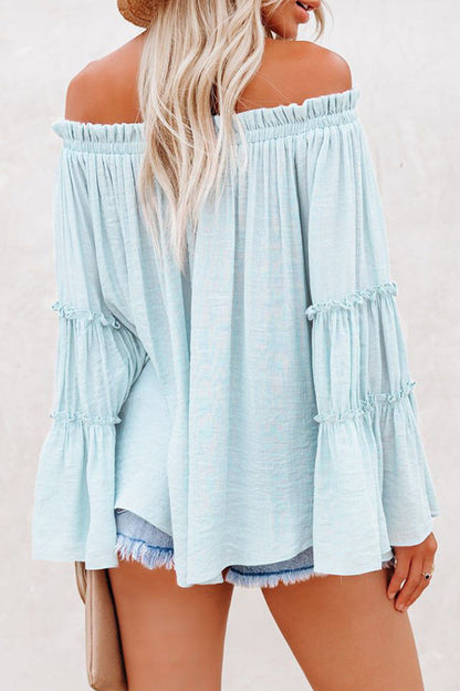 Women's Folded Off-Shoulder Tops