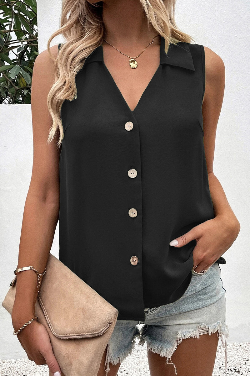 Womens Button-Down Top