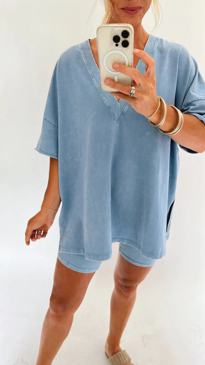 Amarra - Loose T-shirt & Shorts - Summer set