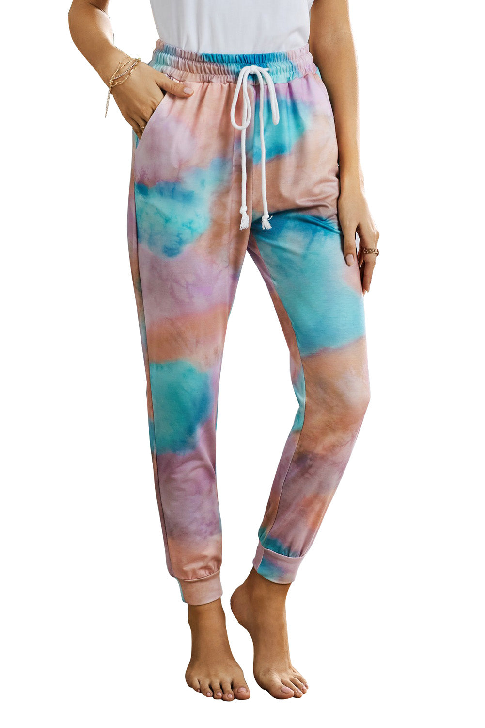 Drawstring Tie Dye Jogger