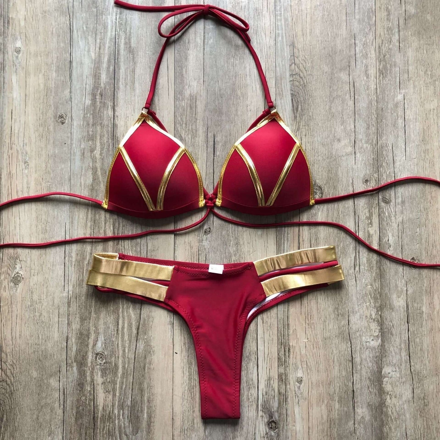 Stylish Bikini With Bronze Sides Odessa