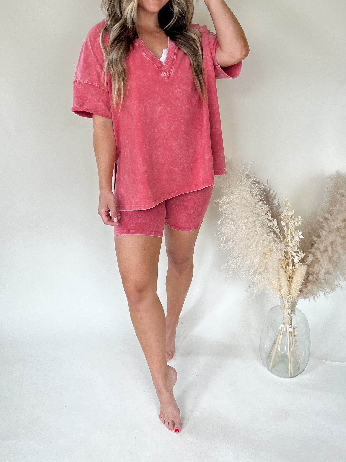 Amarra - Loose T-shirt & Shorts - Summer set