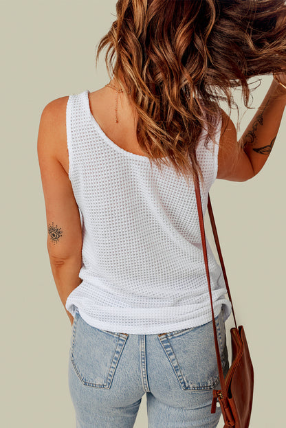 Women's Waffle Texture Tank Top