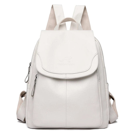 Cityscape | Elegant Leather Backpack – Versatile and Durable for Women