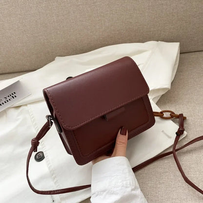 Leather Crossbody Bag | Timeless Flap Style