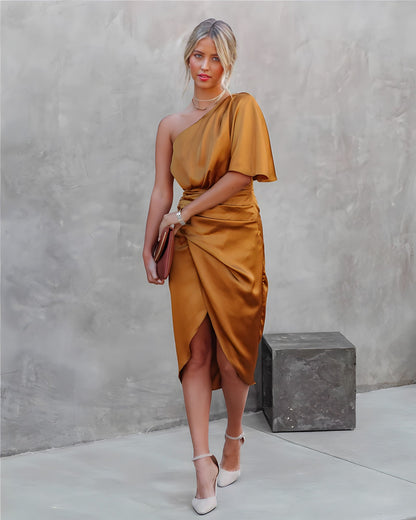 Elegant Silk Party Dress | Amira Summer Style