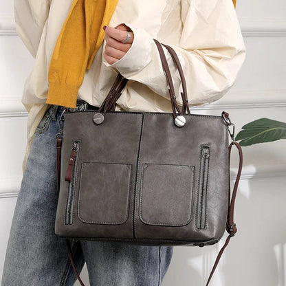 Classic Leather Shoulder Bag | Stylish Everyday Use