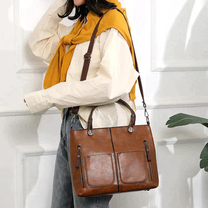 Classic Leather Shoulder Bag | Stylish Everyday Use