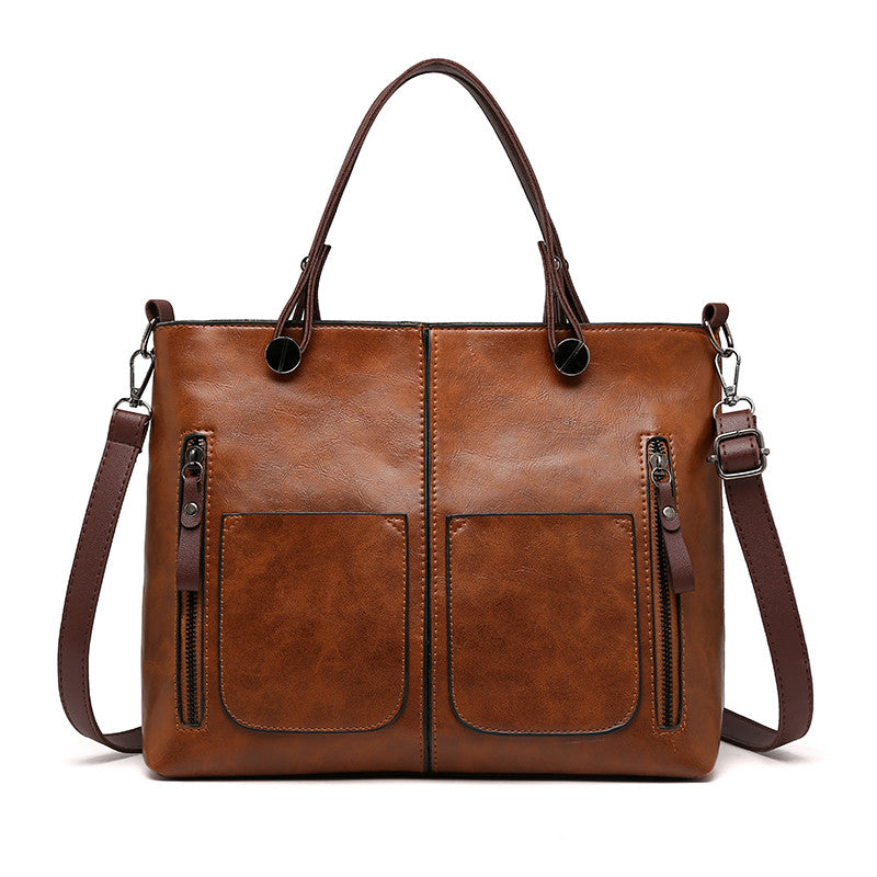 Classic Leather Shoulder Bag | Stylish Everyday Use