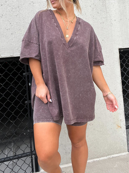 Amarra - Loose T-shirt & Shorts - Summer set