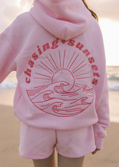 Hoodie with Sunset Back Design | Cozy Fit for All-Day Wear