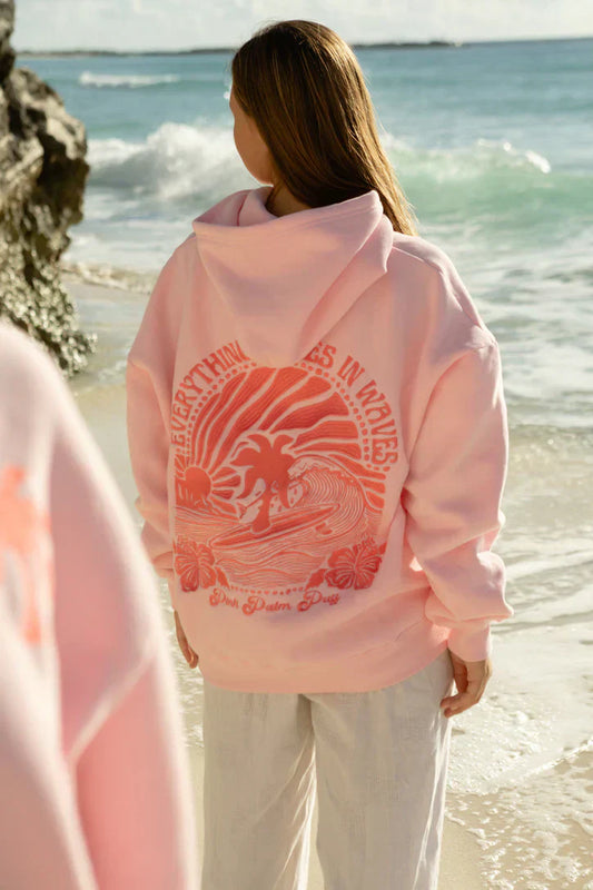 Hoodie with Sunset Back Design | Cozy Fit for All-Day Wear